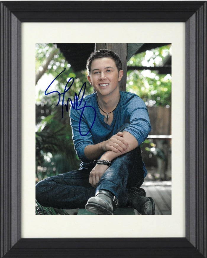 Scotty McCreery signed 8x10 Photo Framed - JSA Hologram #CC08525