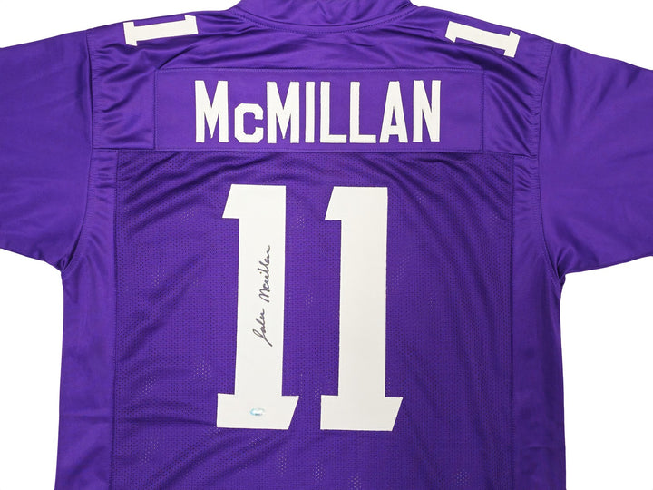 Washington Huskies Jalen McMillan Signed Purple Jersey MCS Holo