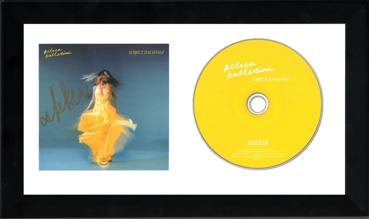 Kelsea Ballerini signed 2022 Subject To Change Album Cover Booklet/CD Framed COA