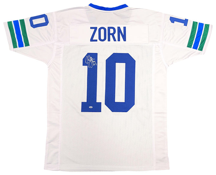 Seattle Seahawks Jim Zorn Autographed Signed White Jersey MCS Holo
