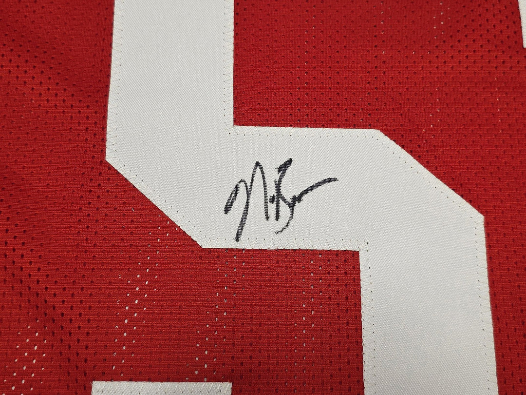 San Francisco 49ers NaVorro Bowman Signed Red Jersey Beckett Witness