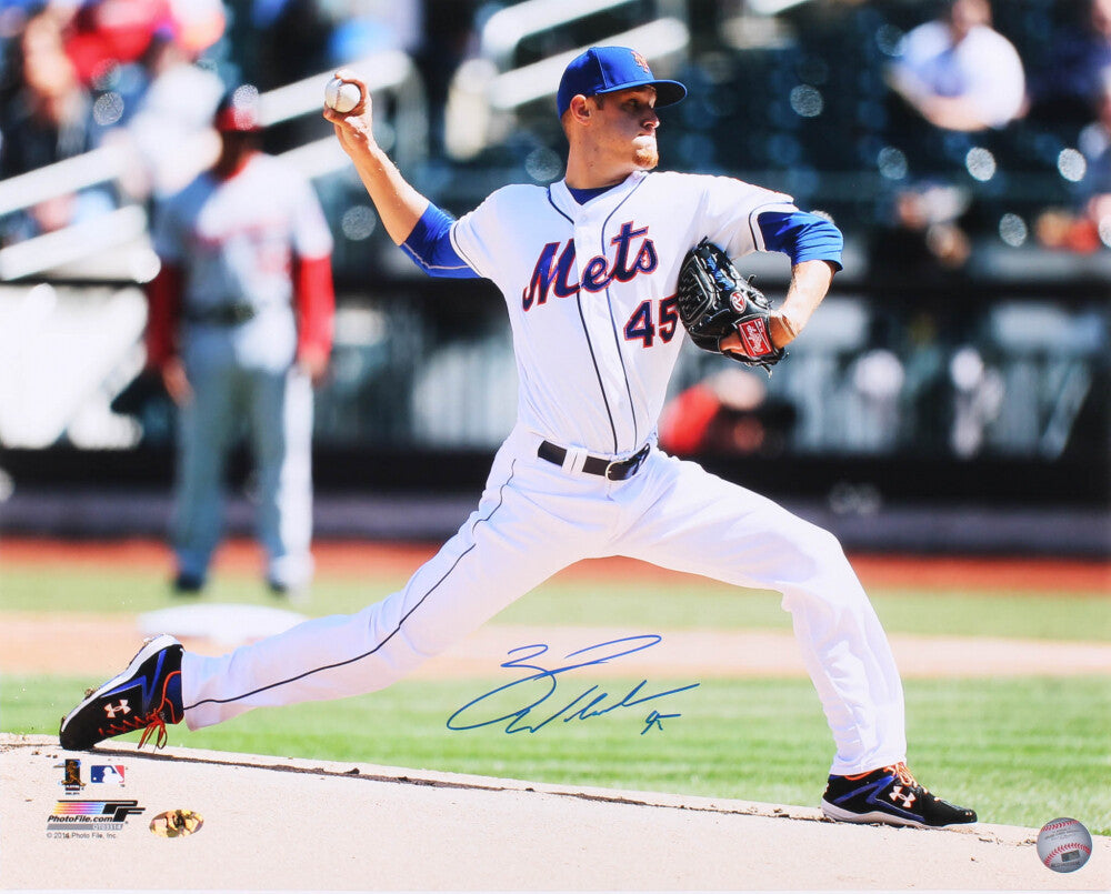 ZACK WHEELER METS CITI FIELD NY HAND SIGNED 16x20 PHILLIES PHOTO w/MAB HOLO AUTO
