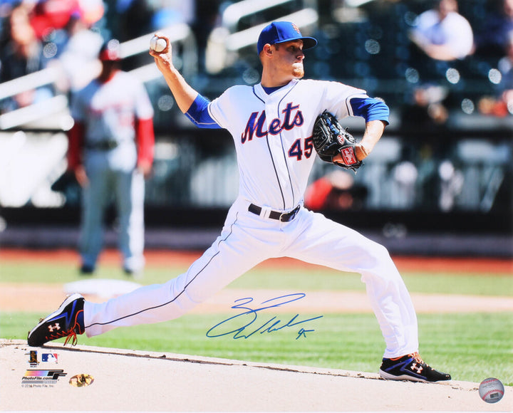 ZACK WHEELER METS CITI FIELD NY HAND SIGNED 16x20 PHILLIES PHOTO w/MAB HOLO AUTO