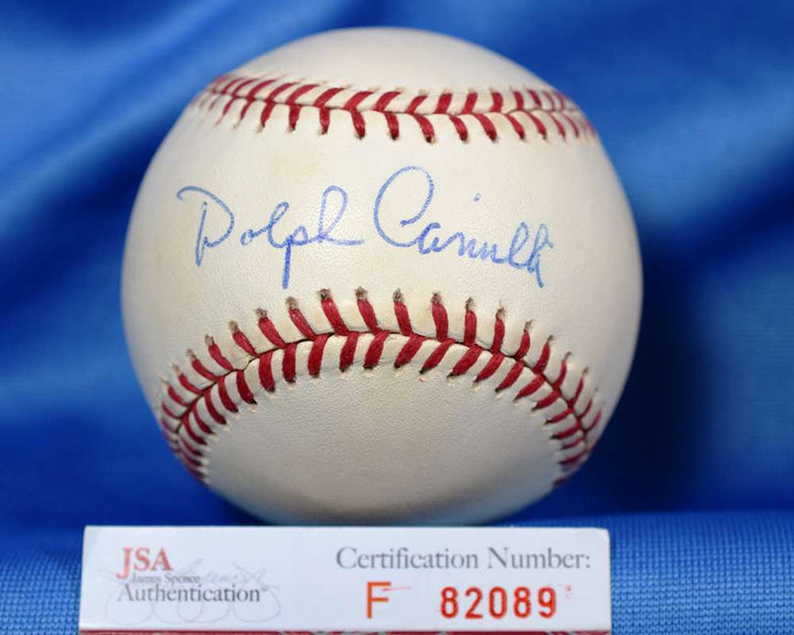 Dolph Camilli Dodgers Jsa Coa Hand Signed National League Autograph Baseball