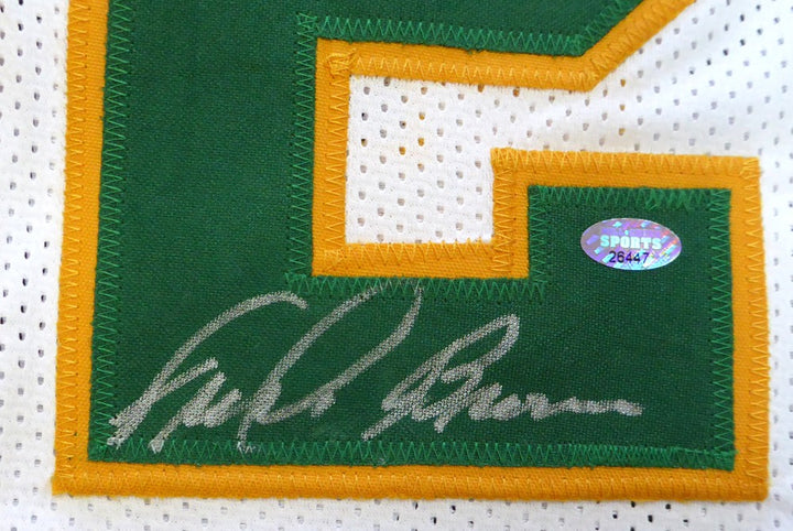 Seattle Sonics Fred Brown Signed White Jersey MCS Holo