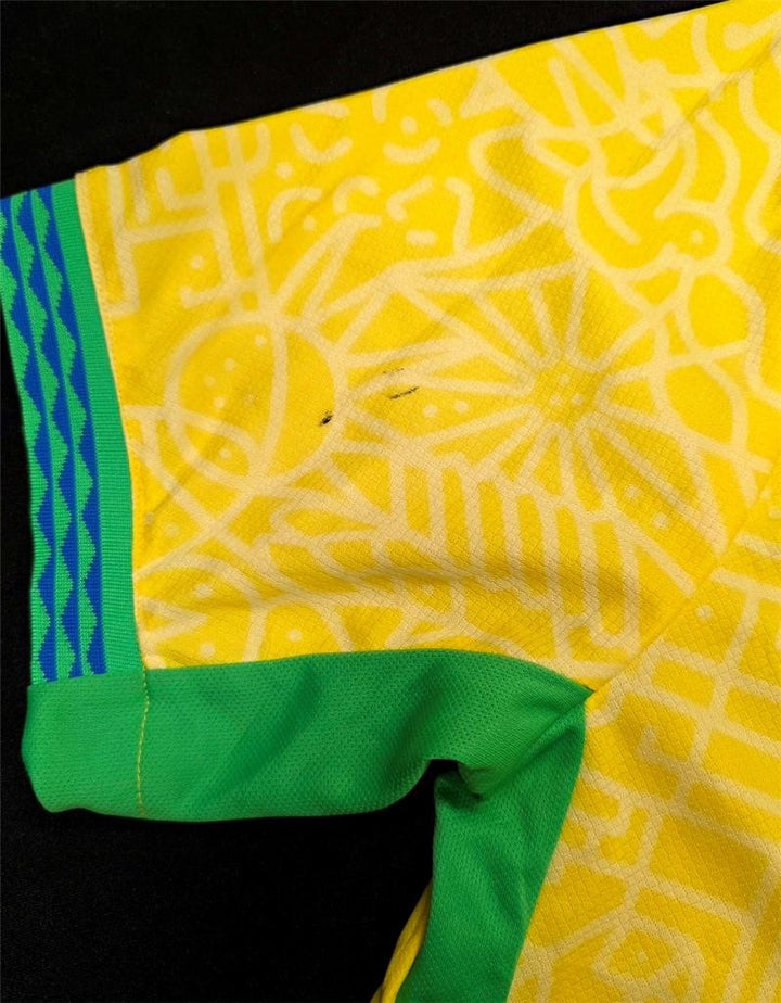 2024 Brazil Team Signed Jersey (22 Autos) Vini Junior, Danilo, Pepe, Rodrygo JSA