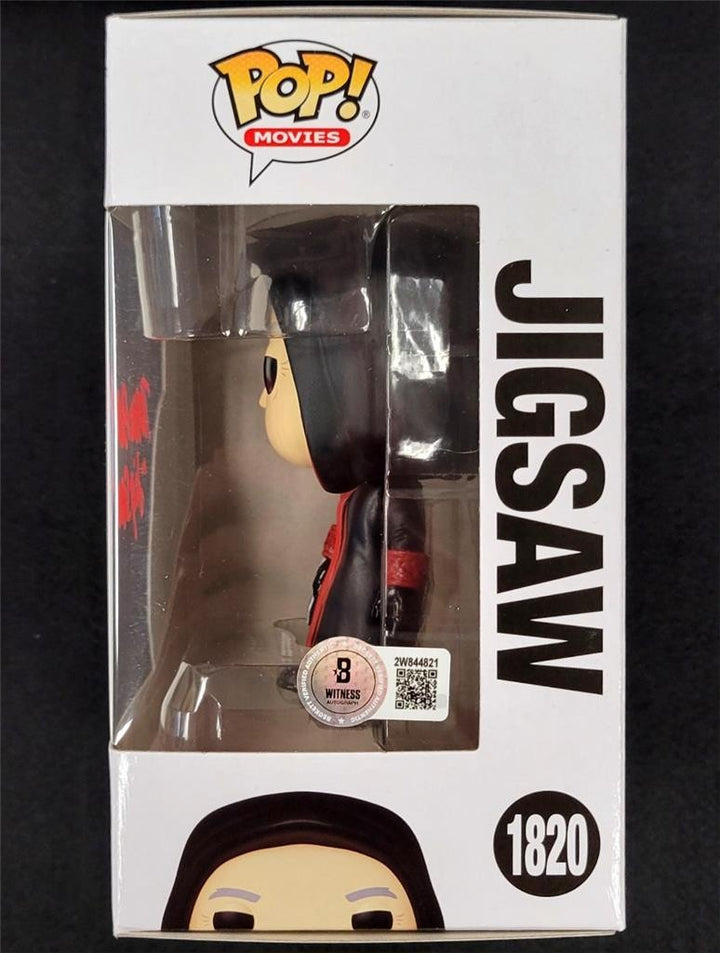 Tobin Bell signed "Jigsaw" Saw Funko Pop! 1820 autograph ~ Beckett BAS Witness