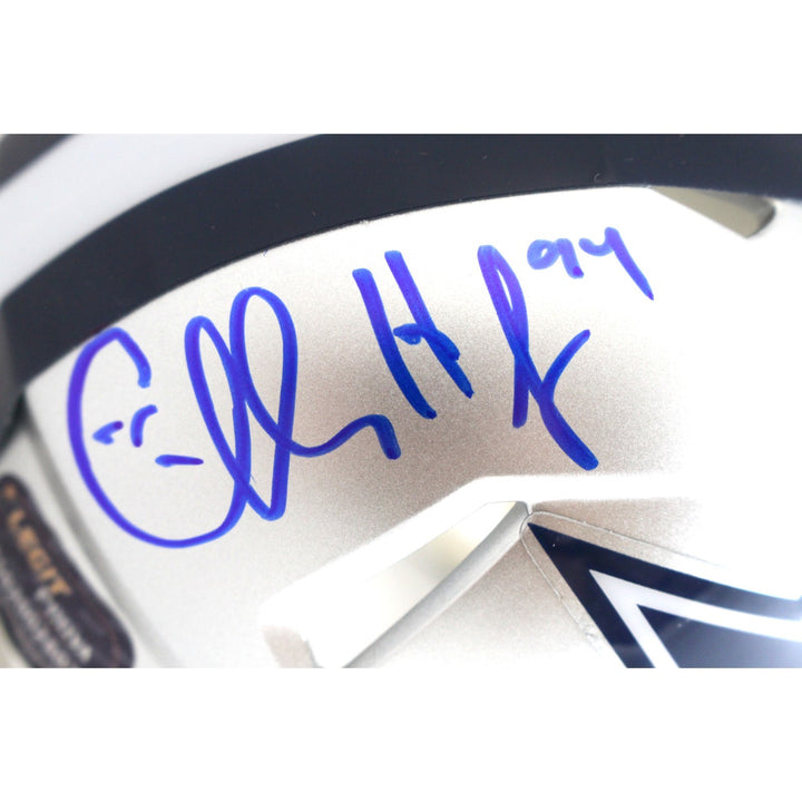 Charles Haley Autographed Dallas Cowboys Mini Helmet Beckett Witness 51705