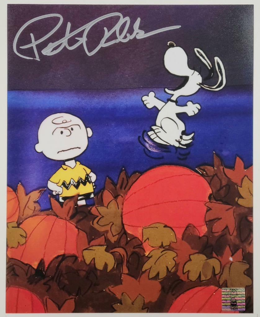Peter Robbins signed 8x10 Photo Charlie Brown Great Pumpkin Autograph ~ Holo