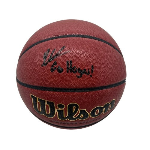 Jay Heath Georgetown Hoyas Autographed NCAA Wilson Replica Basketball (CX Auth)