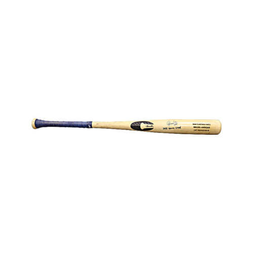 Oswaldo Cabera New York Yankees Autographed Signed Inscribed 2022 Game Used Miguel Andujar Chandler Bat (Cabrera LOA/CX Auth)