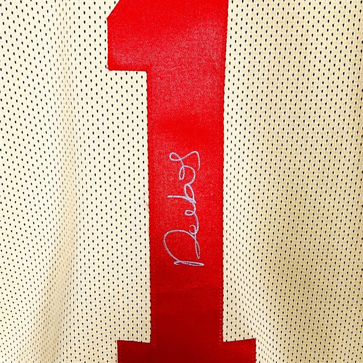 Deebo Samuel Sr Signed San Francisco Gold Football Jersey (JSA)