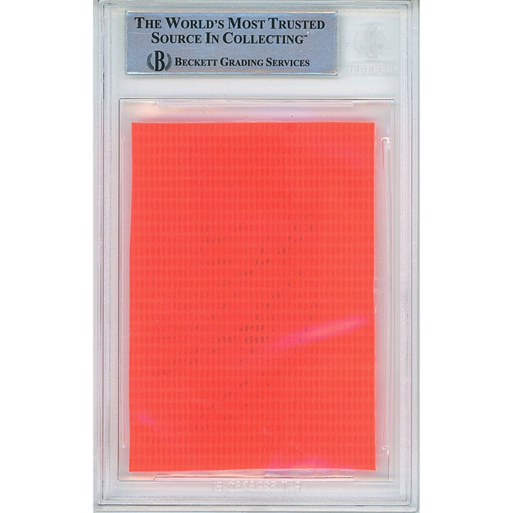 Footballs- Autographed- Tyler Lockett Seattle Seahawks Signed Football End Zone Pylon Signature Cut Beckett Authentic Auto Slab Back