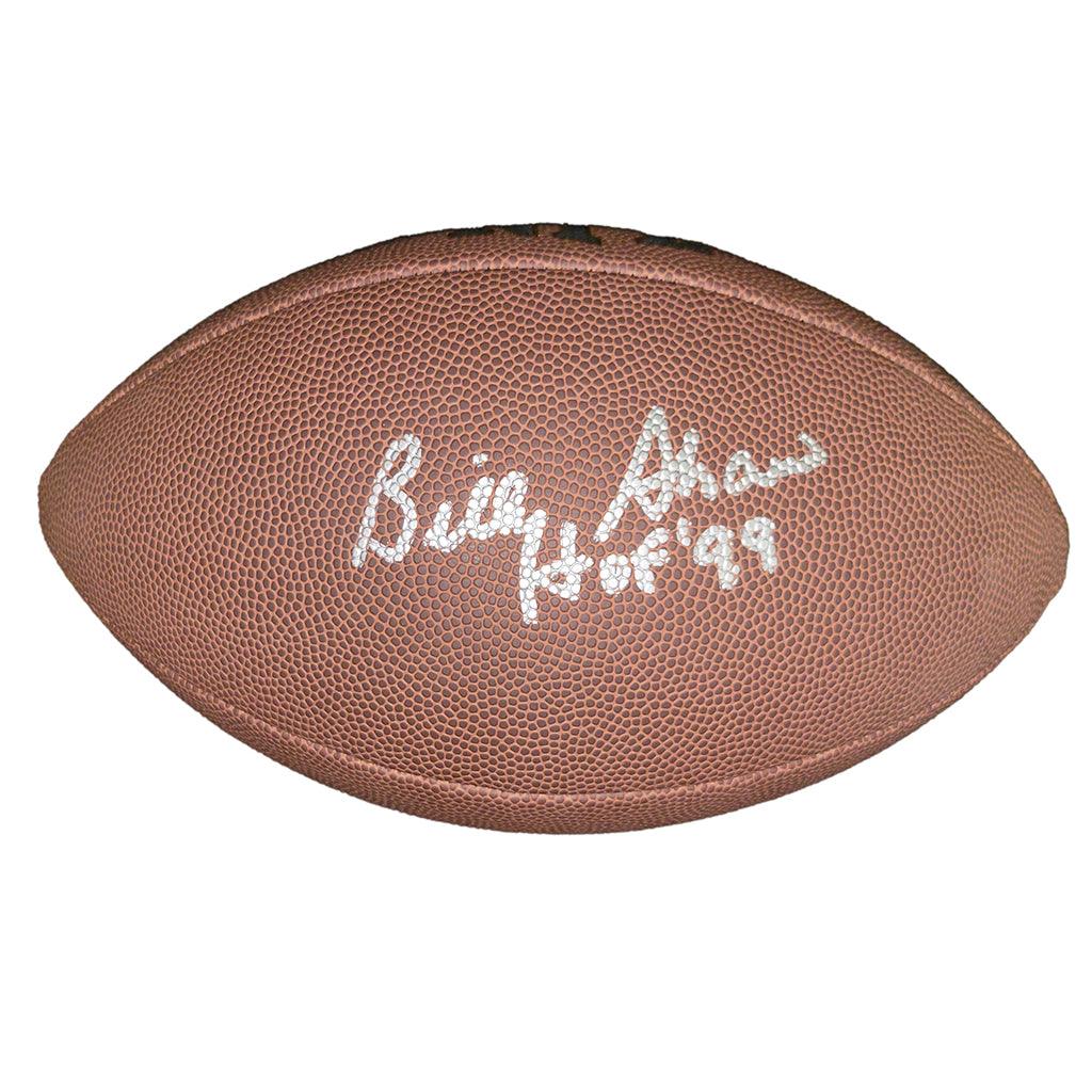 Billy Shaw Signed HOF 99 Inscription Wilson Official NFL Replica Football (Beckett)