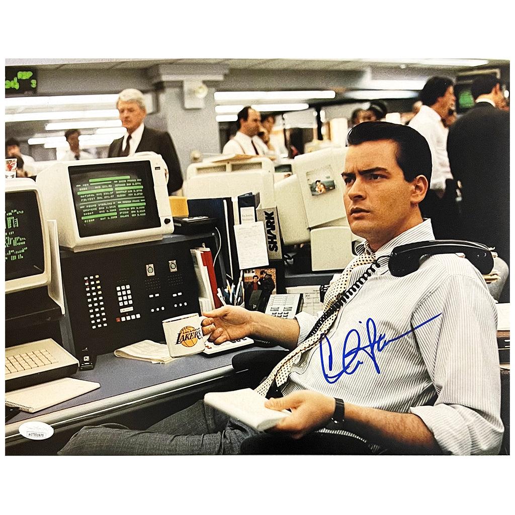 Charlie Sheen Signed 11x14 Photo Pose 1 (JSA)