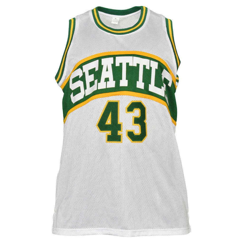 Jack Sikma Signed Seattle White Basketball Jersey (PSA)
