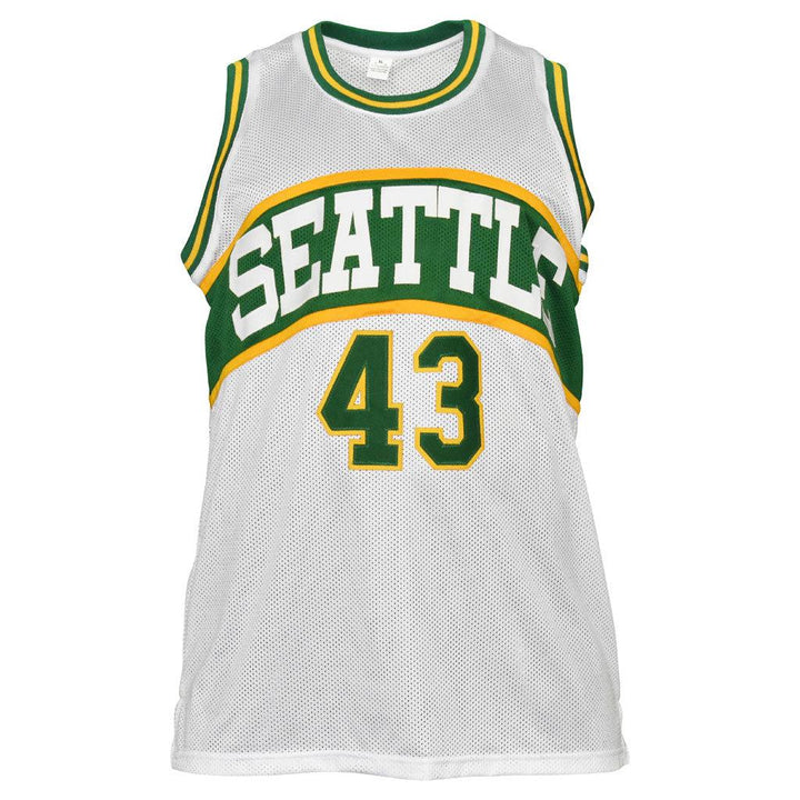 Jack Sikma Signed Seattle White Basketball Jersey (PSA)