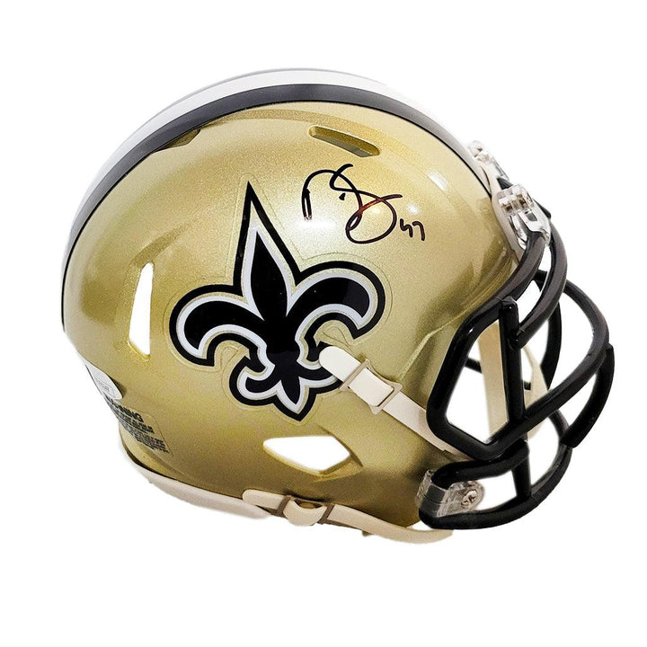 Darren Sproles Signed New Orleans Saints Speed Mini Replica Football Helmet (BECKETT)