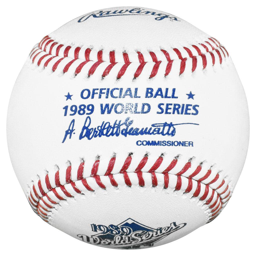 Dave Stewart Signed 89 WS MVP Inscription Rawlings Official MLB 1989 World Series Baseball (JSA)