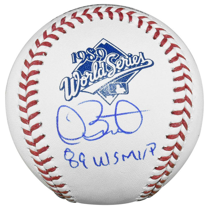 Dave Stewart Signed 89 WS MVP Inscription Rawlings Official MLB 1989 World Series Baseball (JSA)