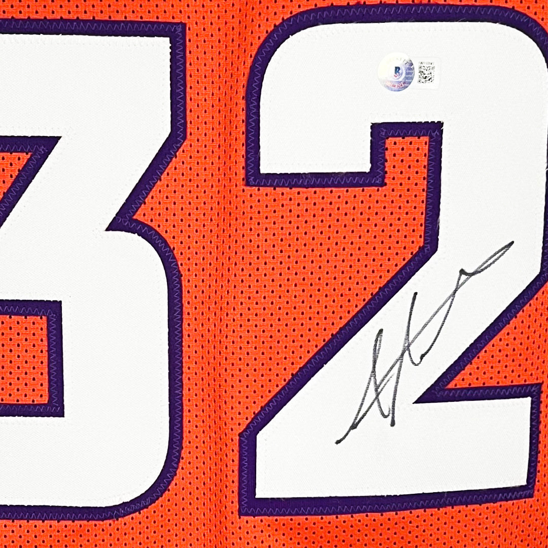 Amar'e Stoudemire Signed Phoenix Orange Basketball Jersey (Beckett)