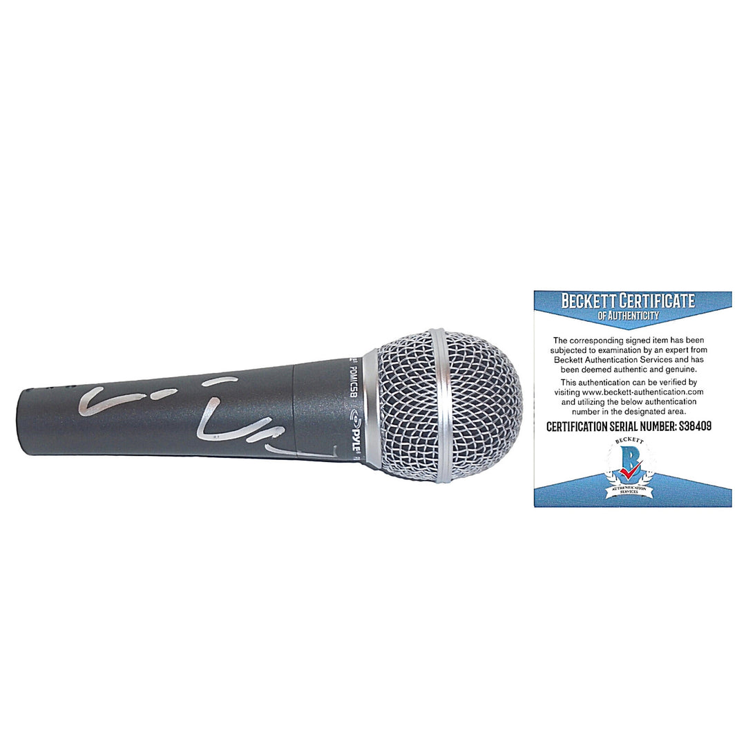 Vince Vaughn Signed Pyle Microphone, Stand Up Comedy, Proof Photo, Beckett COA