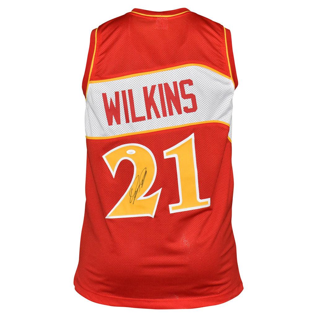 Dominique Wilkins Signed Atlanta Pro Red Basketball Jersey (JSA)