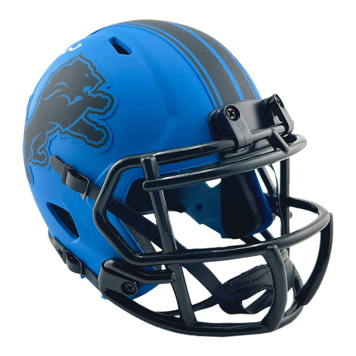 Jameson Williams Signed Detroit Lions Rave Mini Football Helmet (JSA)