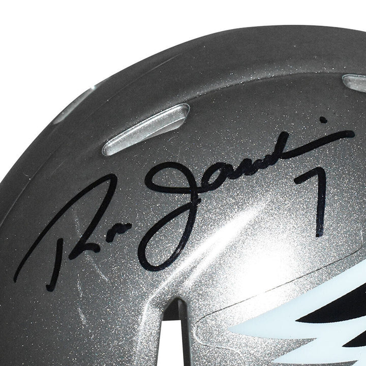 Ron Jaworski Signed Philadelphia Eagles Flash Speed Mini Football Helmet (JSA) Image 3