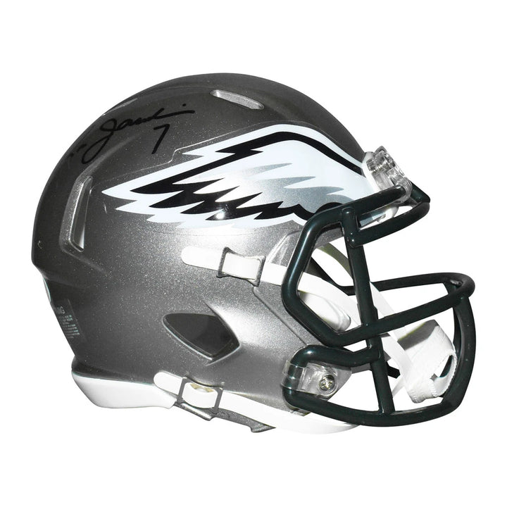 Ron Jaworski Signed Philadelphia Eagles Flash Speed Mini Football Helmet (JSA) Image 5