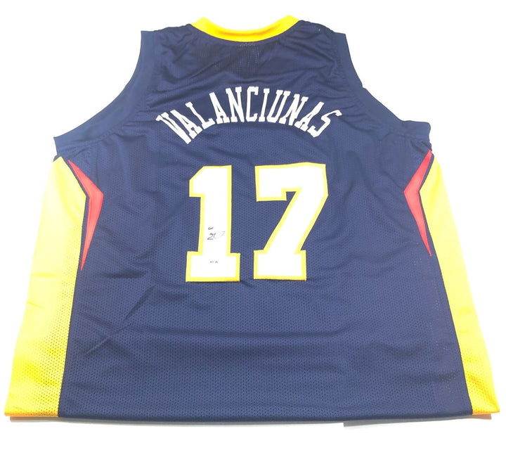 Jonas Valanciunas Signed Jersey PSA/DNA New Orleans Pelicans Autographed Image 4