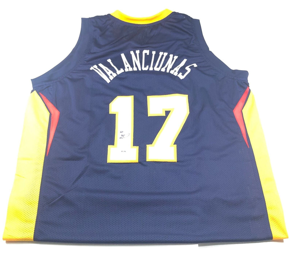 Jonas Valanciunas Signed Pelicans Jersey (JSA)