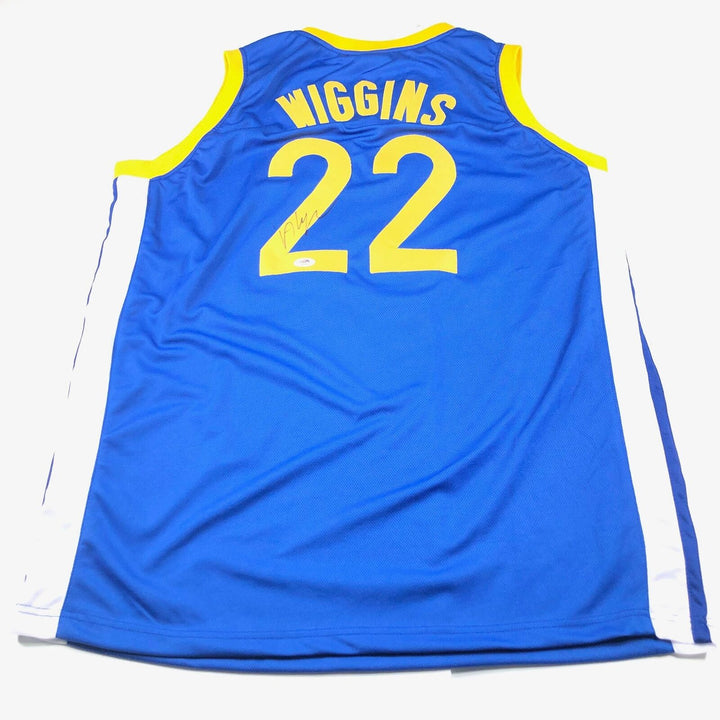Andrew Wiggins signed jersey PSA/DNA Golden State Warriors Autographed Image 4