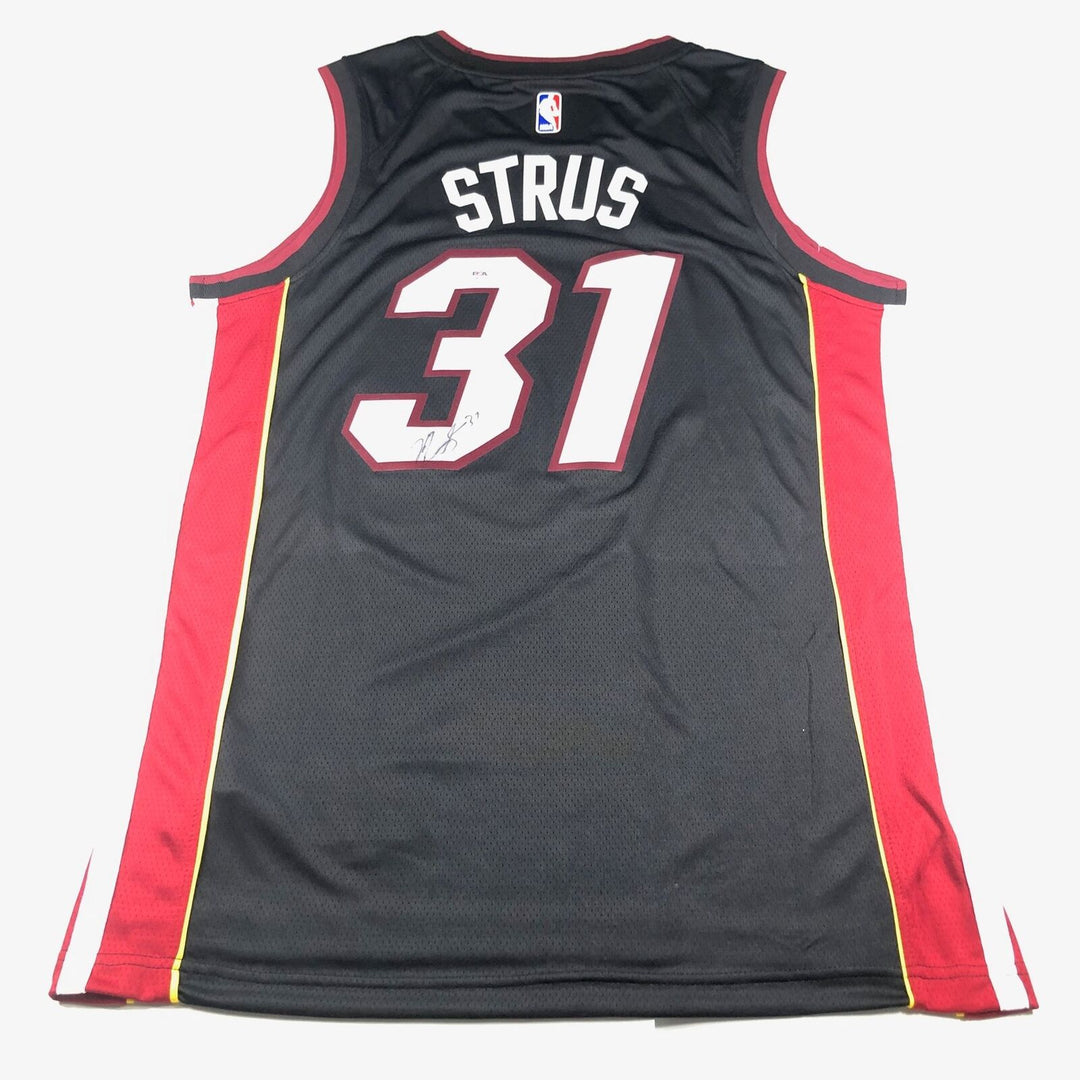 Max Strus signed jersey PSA/DNA Miami Heat Autographed Image 4