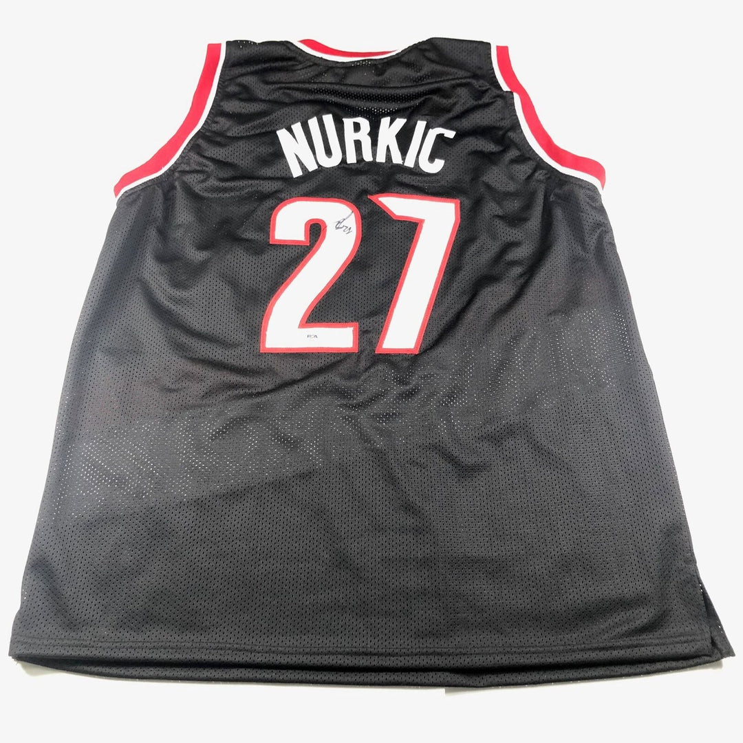 Jusuf Nurkic signed jersey PSA/DNA Portland Trail Blazers Autographed Black Image 2