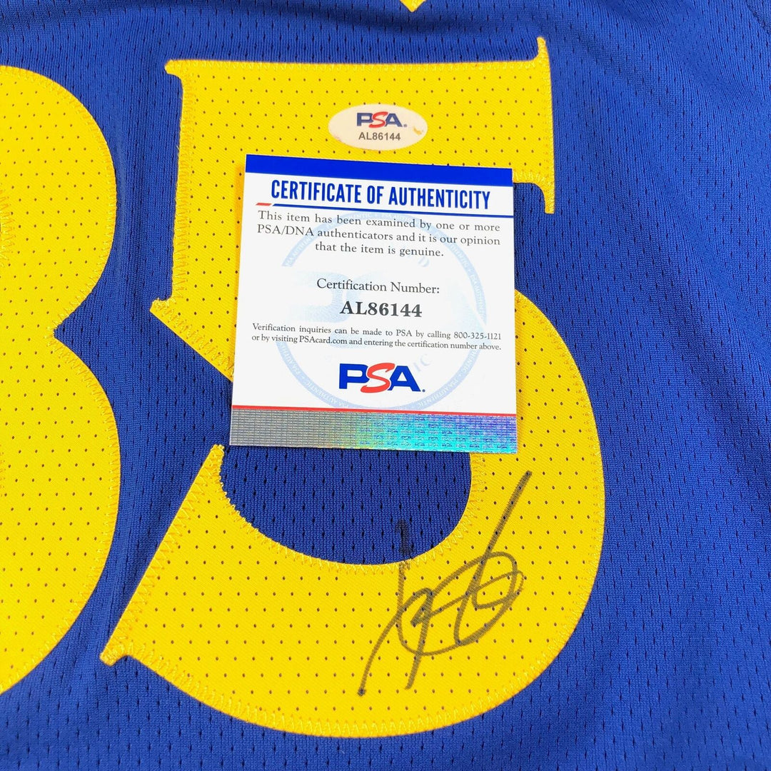 Kevin Durant signed jersey PSA/DNA Golden State Warriors Autographed Image 4
