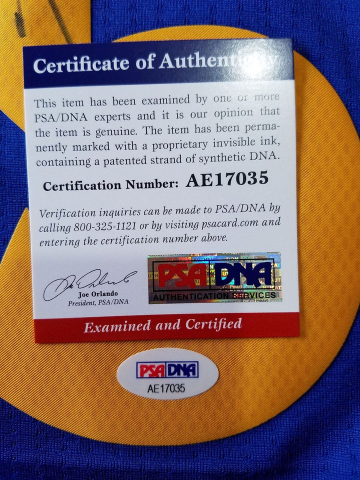 Kevin Durant signed jersey PSA/DNA Golden State Warriors Autographed Image 2