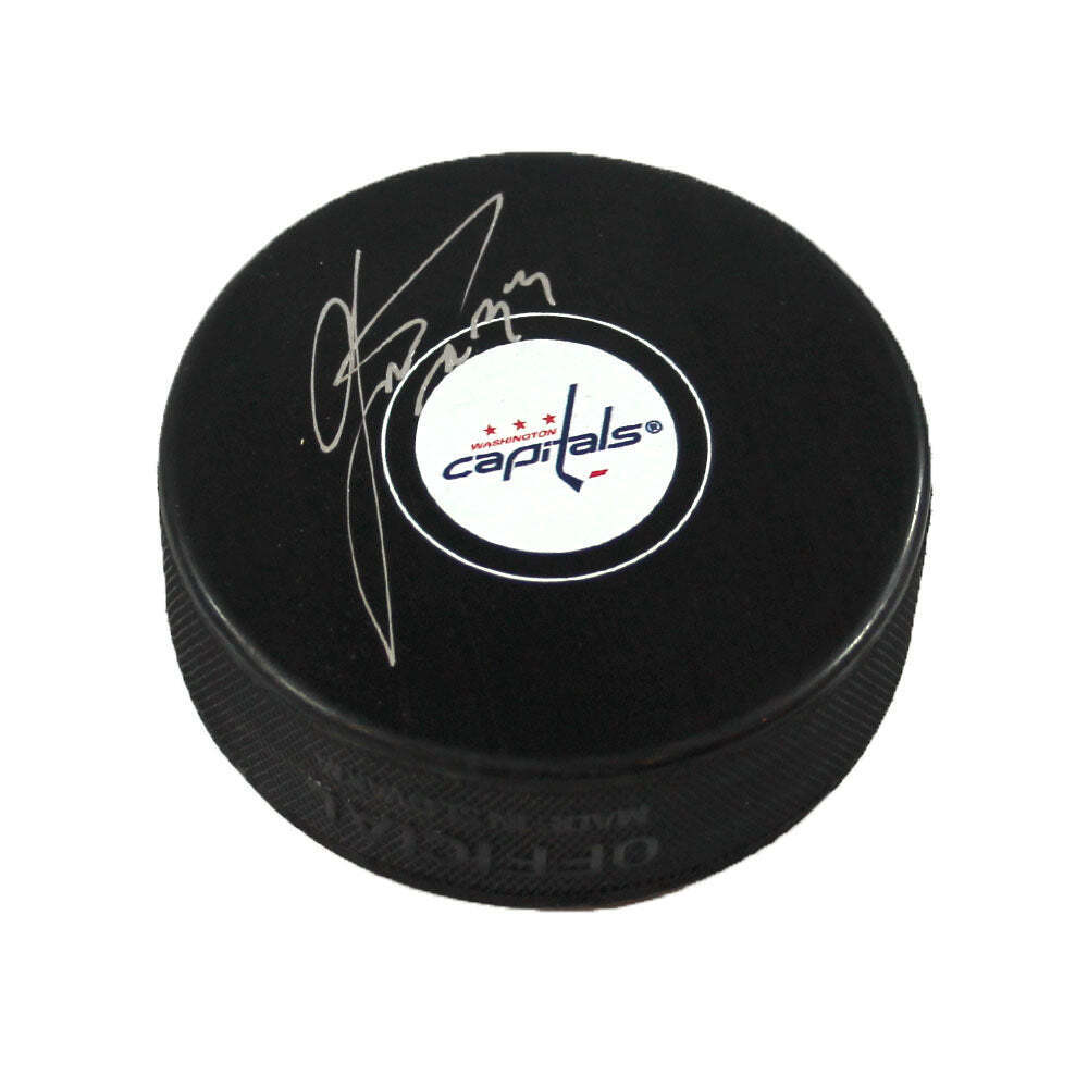 Radko Gudas Washington Capitals Autographed Hockey Puck Image 1