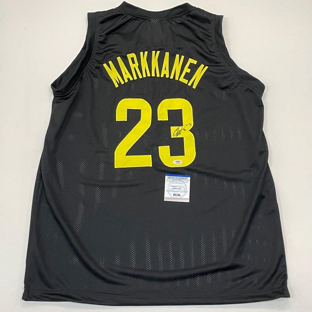 Lauri Markkanen signed jersey PSA/DNA Utah Jazz Autographed Image 1