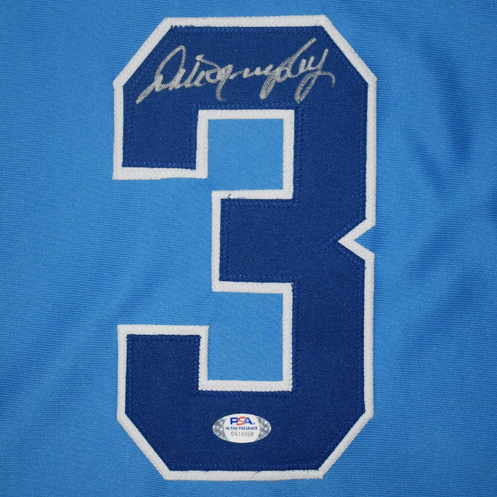 Dale Murphy Signed Atlanta Light Blue Baseball Jersey (JSA) Image 2