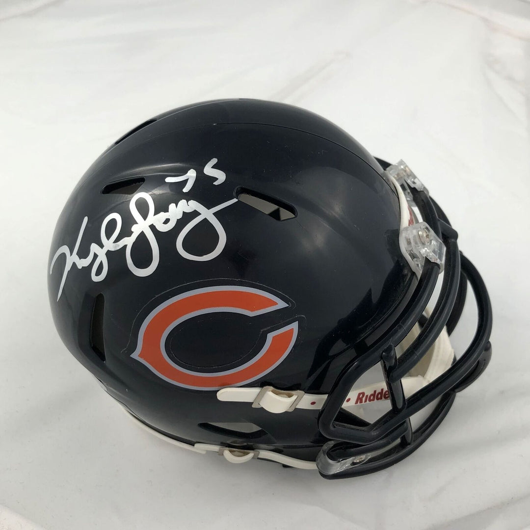 Kyle Long signed mini helmet PSA/DNA Chicago Bears autographed Image 1