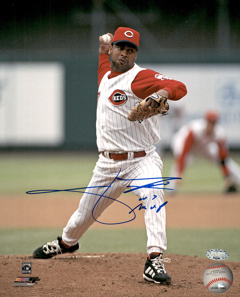 Jose Rijo Autographed Signed 8x10 Photo Cincinnati Reds "MVP" MCS Holo #83263 Image 1