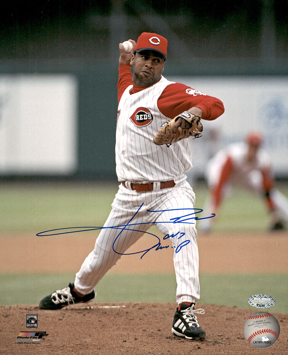 Jose Rijo Autographed Signed 8x10 Photo Cincinnati Reds "MVP" MCS Holo #83262 Image 1