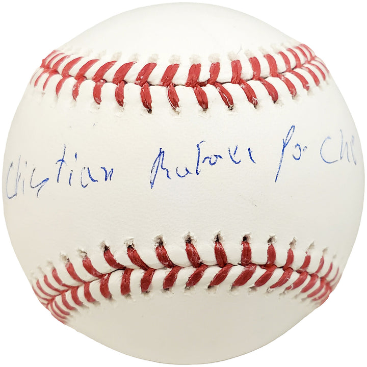CRISTIAN PACHE AUTOGRAPHED SIGNED MLB BASEBALL OAKLAND A'S FULL NAME BAS 186807 Image 1