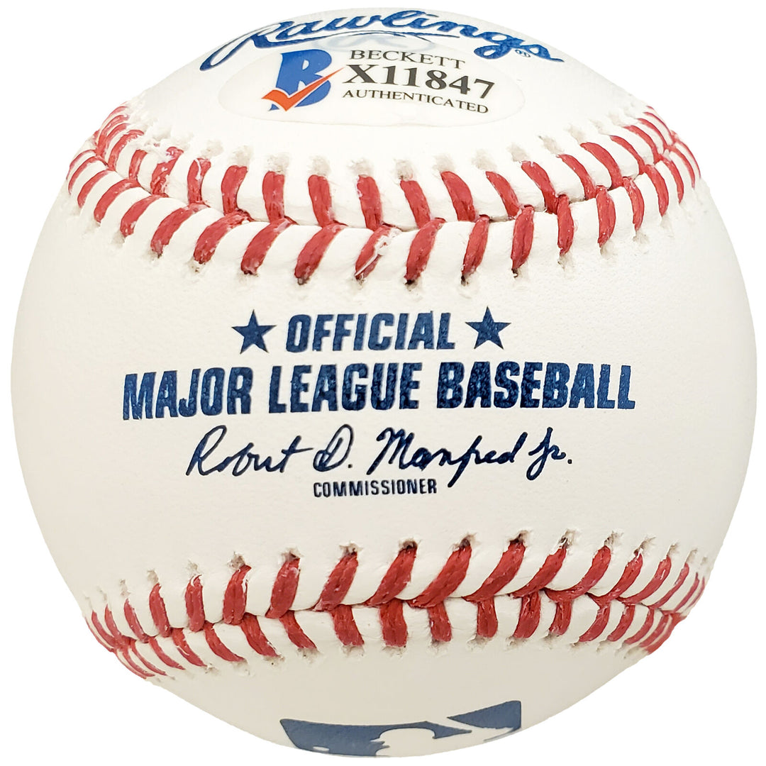 CRISTIAN PACHE AUTOGRAPHED SIGNED MLB BASEBALL OAKLAND A'S FULL NAME BAS 186807 Image 4