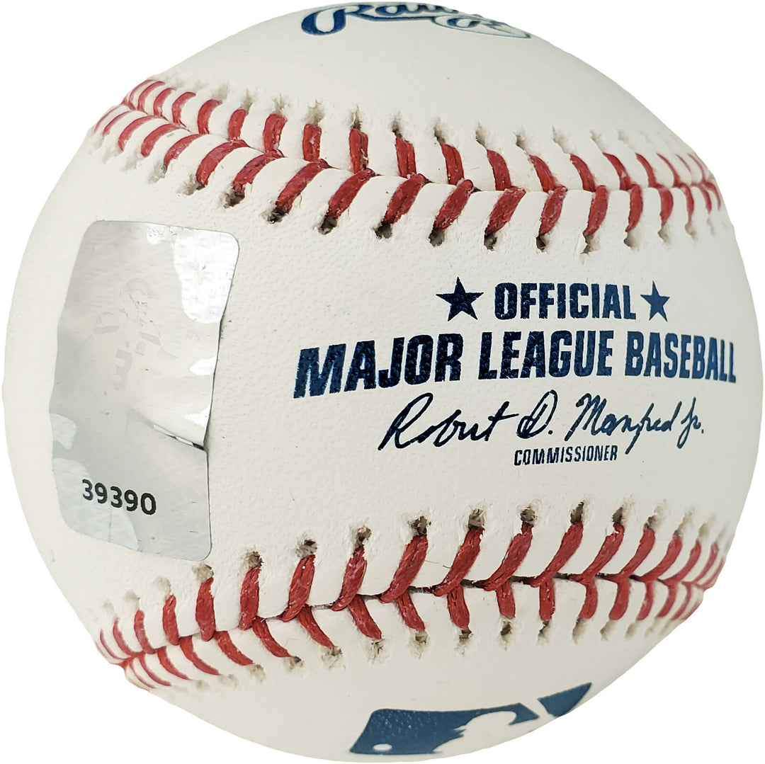 RUSSELL WILSON AUTOGRAPHED OFFICIAL MLB BASEBALL SEATTLE SEAHAWKS RW HOLO 179104 Image 3