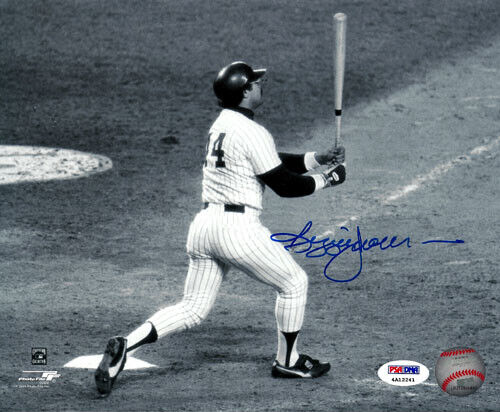 Reggie Jackson New York Yankees Autographed Nike Home Authentic