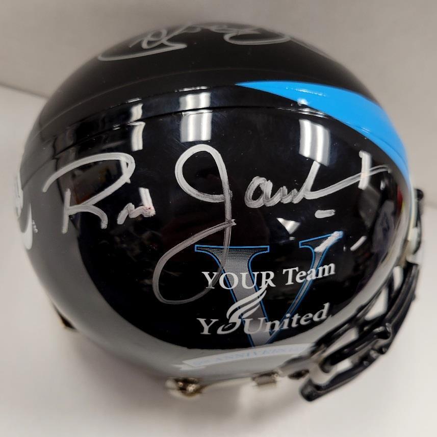 Jon Bon Jovi & Ron Jaworski signed Philadelphia Soul Mini Helmet  BAS Holo Image 4