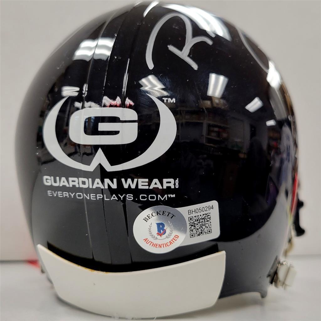 Jon Bon Jovi & Ron Jaworski signed Philadelphia Soul Mini Helmet  BAS Holo Image 5