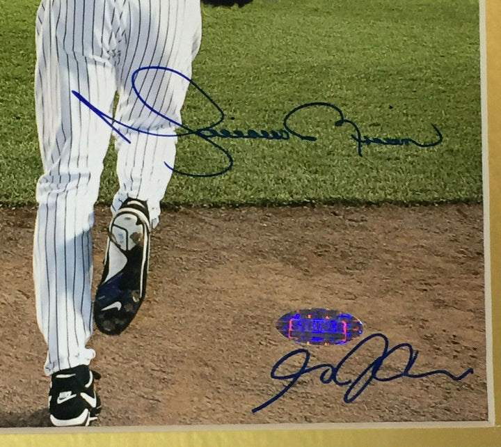 Mariano Rivera Signed photo 1999 World Series baseball framed steiner Coa causi Image 2